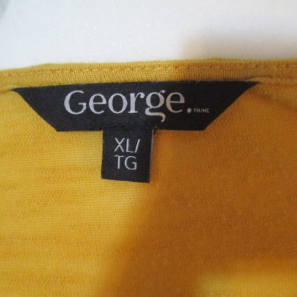 Yellow/Gold Empire Top with billowy sleaves - Picture 7 of 8